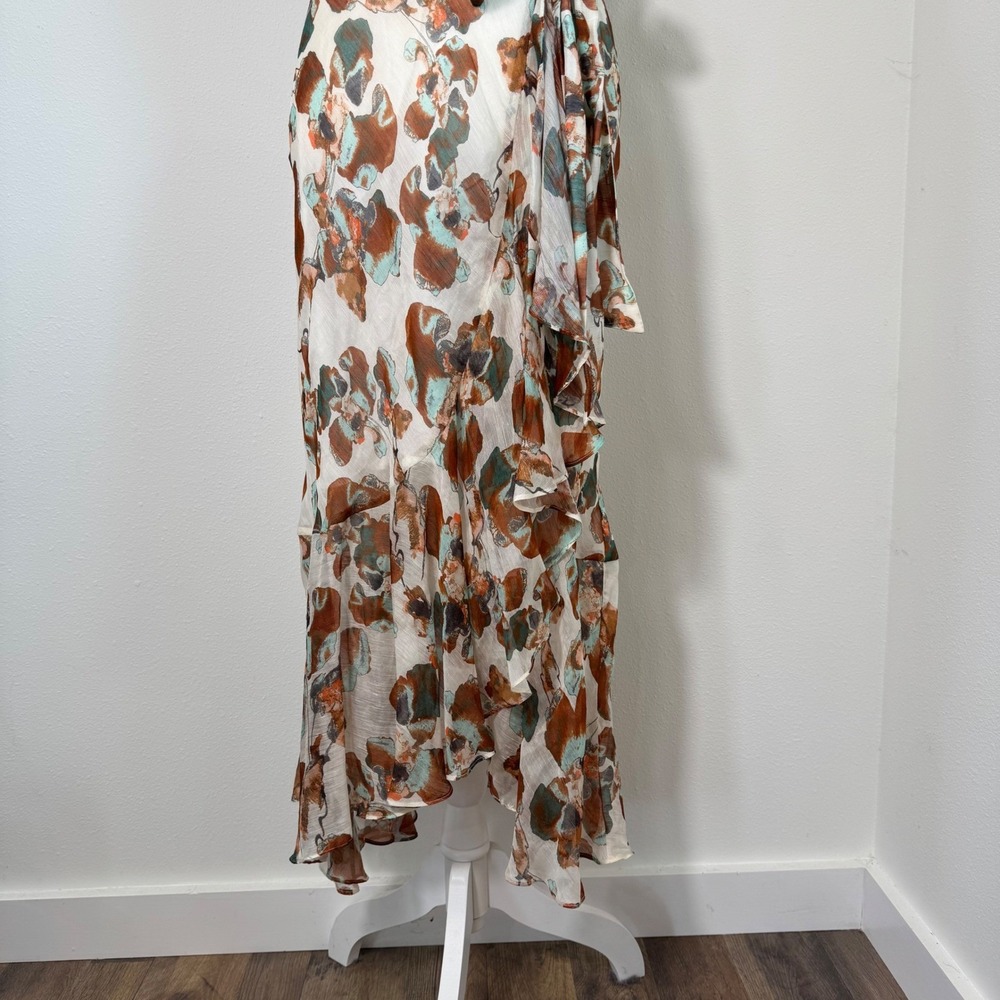 Tanya Taylor Floral‎ Maxi Dress Womens 4 - Picture 4 of 14